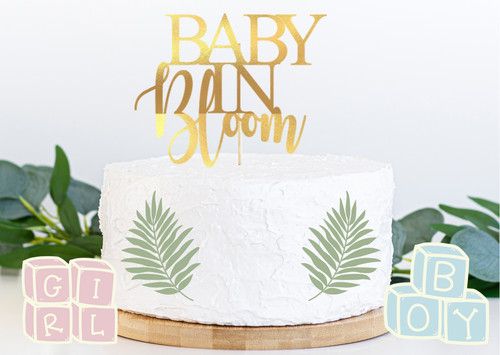 Baby bloom cake - baby,