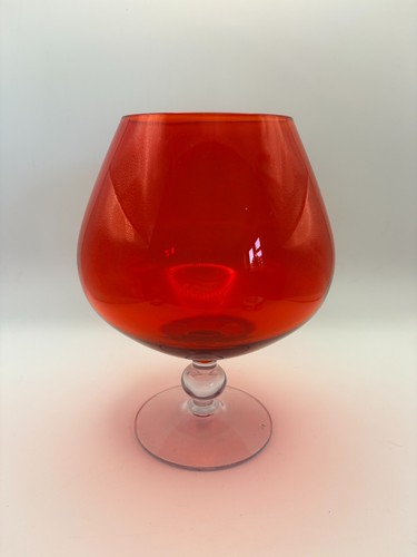 Vintage retro ruby red glass - retro,