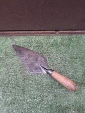 Vintage WHS Hunt & Sons Brades 10" Inch Brick Trowel Old Tool (#305)