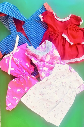 Vintage doll clothes - clothes, bundle
