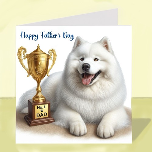 Samoyed dog father day - dog,