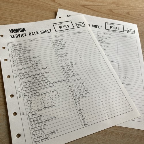 Yamaha fs1 fizzy technical - 50,