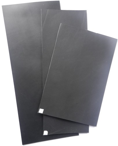 5mm thick black veg tan - 3.5mm,
