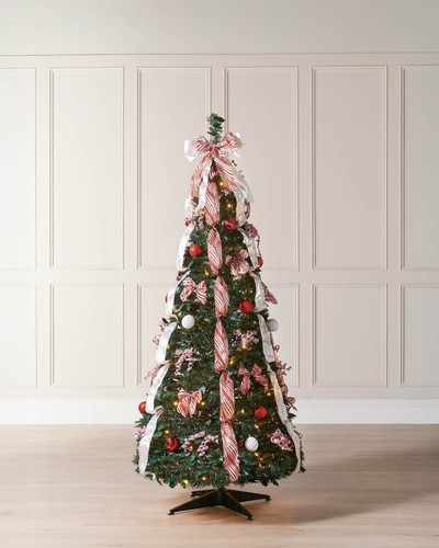 Pre lit pop decorated - pop-up,