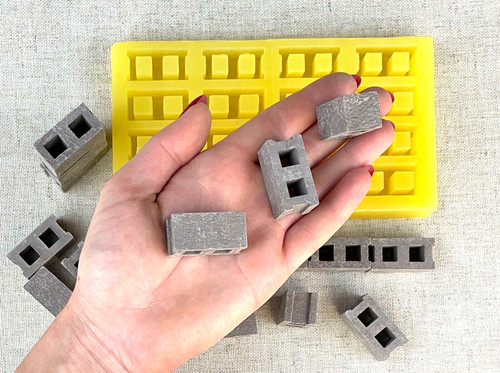 Scale concrete blocks - 1:12,