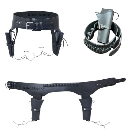 Western gun holster - gun, black