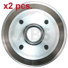 X2 PCS REAR BRAKE DRUM SET X2