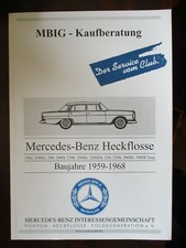 Mercedes Benz Brochure Sales Brochure Fintail Years 1959-1968