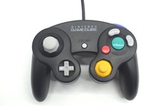 Official Nintendo GameCube Wired Gaming Controller Black Original Genuine