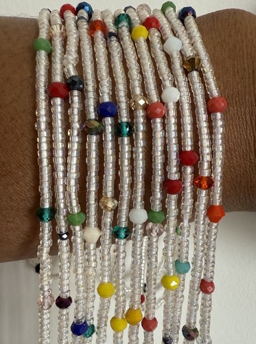 African waist beads pieces - african, 2