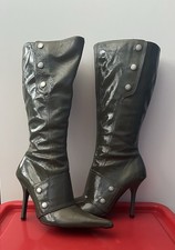 Vintage Faith calf-high boots