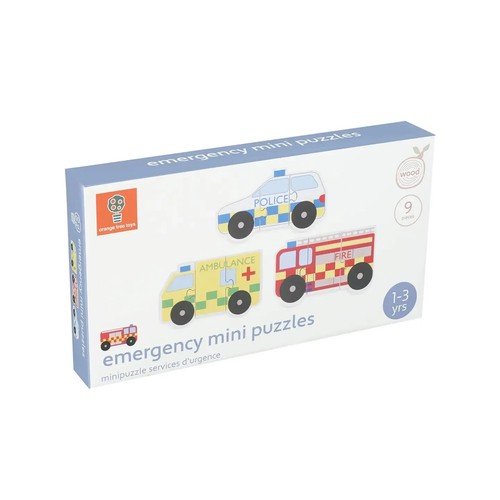 Emergency services wooden mini - services,