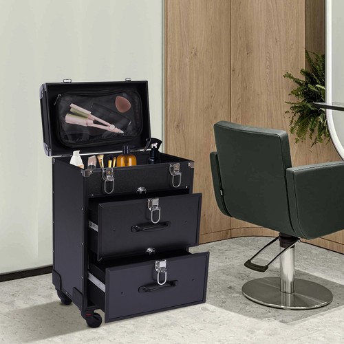 Rolling makeup case - makeup, artist