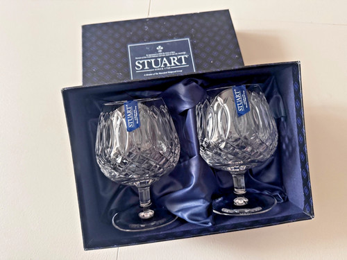 Two genuine stuart - genuine, crystal