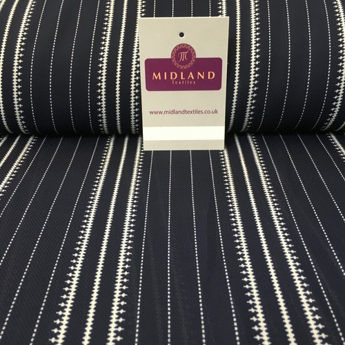 Navy striped printed - printed, soft