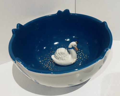 Swan trinket bowl disaster - bowl,