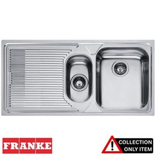 Franke Logica 1.5 Bowl Stainless Steel Kitchen Sink & Waste RHD "Graded"