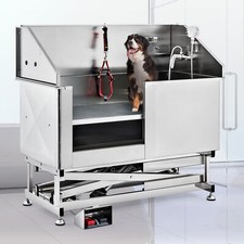 CO-Z 1270MM 50" Dog Grooming Tub with Electric Lift Pet Wash Station for Home