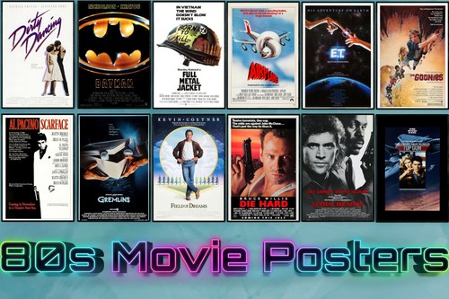 Classic movie posters - movie, 80s