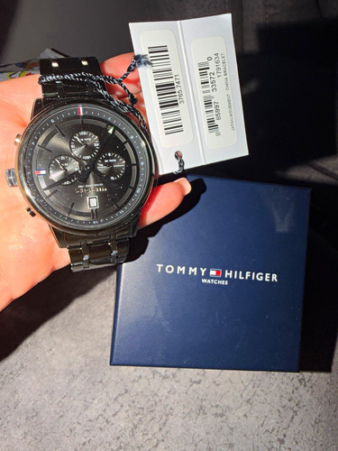 Tommy hilfiger 44mm black - hilfiger,