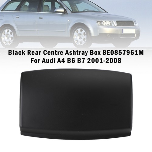 Black rear centre ashtray box - black,
