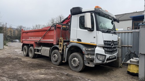 Mercedes grab tipper truck for - truck,