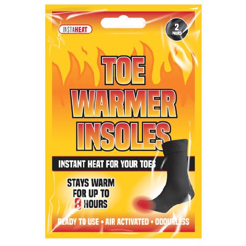 Toe warmer insoles heat hot - toe,