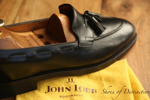 John lobb black - lobb, tasselled