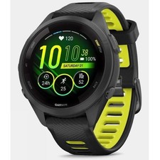 Garmin Forerunner 265S Running Smartwatch Heart Rate Monitor - Black