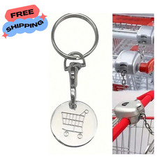 Trolley Coin Keyring Removable