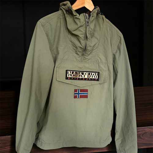 Napapijri men green hooded - napapijri,