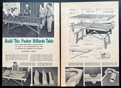 Build this pocket billiards - this,