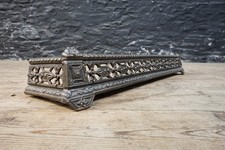 Small Vintage Cast Iron Fireplace Fender / Fire Kerb ~ Victorian House Decor