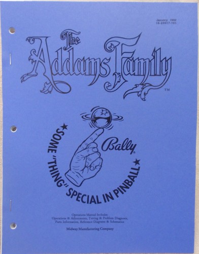 Bally 1992 the addams - addams, family