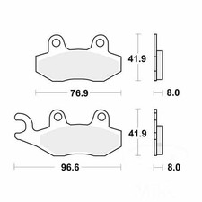 TRW Brake Pads Sintered Rear