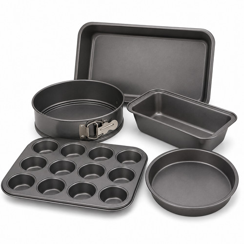 5pc non stick baking tray - baking,