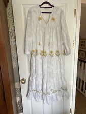 Zara Embroidered Daisy Maxi