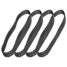 4Pcs Rubber Tank Tracks for DIY Robot Model Replacement Parts