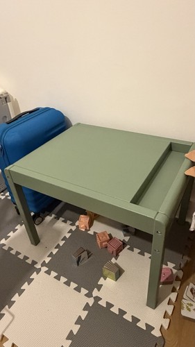 Kids green desk - desk, (new)