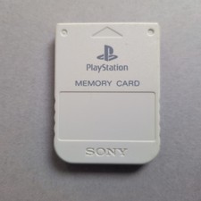 PS1 Memory Card Light Grey