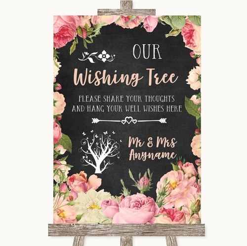 Chalkboard style pink roses - pink,