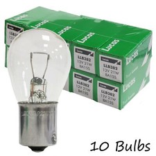 10 Lucas LLB382 12V 21W Bulbs