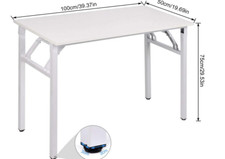 jeffordoutlet Folding Computer Desk