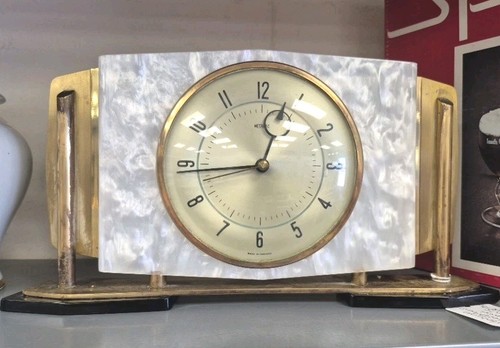 Vintage metamec mantel clock - vintage,