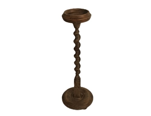 Barley twist carved - , wooden