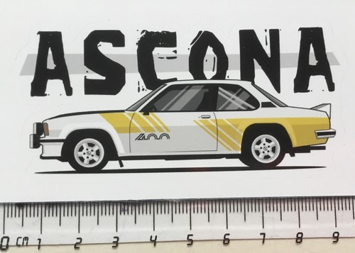 Sticker decal opel - ascona, b