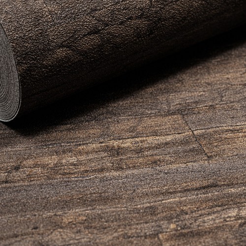 Brown wood effect wallpaper - brown,