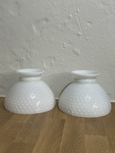 Vintage white milk glass - white,