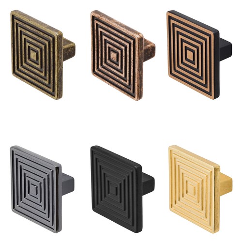 Square drawer knobs solid zinc - knobs,