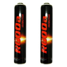 PACK OF 2 x R600a ISOBUTANE